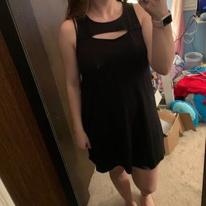 black sun dress